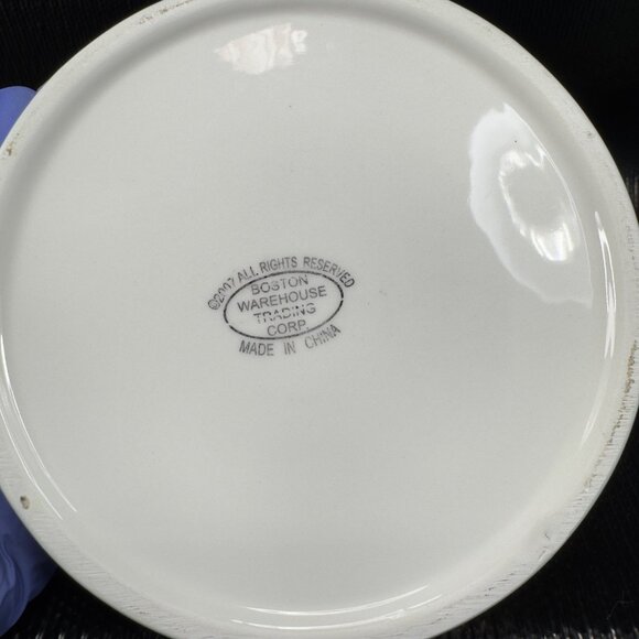 Boston Warehouse Trading Corp Round Butter Dish Onion Dome Container Ceramic - Picture 5 of 11
